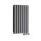Radiador de Diseño Horizontal con Conexión Central (Panel Doble) - 635mm x 413 mm - Antracita - Revive Caldae