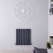 Radiador de Diseño Horizontal (Panel Doble) 635mm x 590mm - Antracita - Revive