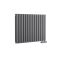 Radiador de Diseño Horizontal con Conexión Central (Panel Doble) - 635mm x 826 mm - Antracita - Revive Caldae