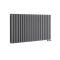 Radiador de Diseño Horizontal con Conexión Central (Panel Doble) - 635mm x 1180 mm - Antracita - Revive Caldae