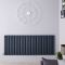 Radiador de Diseño Horizontal (Panel Doble) 635mm x 1652mm - Antracita - Revive