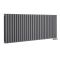 Radiador de Diseño Horizontal con Conexión Central (Panel Doble) - 635mm x 1652 mm - Antracita - Revive Caldae