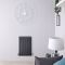Radiador de Diseño Horizontal con Panel Plano - Panel Doble - 635mm x 420mm - Antracita - Delta