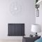 Radiador de Diseño Horizontal Antracita de 635mm Disponible en Distintos Tamaños -  Delta