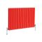 Radiador de Diseño Horizontal con Panel Plano - Panel Doble - Disponible en Distintas Medidas y en Distintis Acabados - Delta