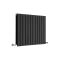Radiador de Diseño Horizontal Negro - Altura 635mm - Disponible en Distintos Tamaños -  Delta