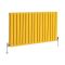 
Radiador de Diseño Horizontal Amarillo - Altura de 635mm -  Disponible en Varios Tamaños - Delta