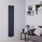 Radiador de Diseño Vertical Antracita en Aluminio - Aurora - Disponible en Distintas Medidas