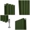 Radiador de Diseño Vertical Verde (Evergreen) - Altura de 1780mm - Varias Medidas - Revive