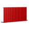 Radiador de Diseño Horizontal Panel Único - Rojo - Altura 635mm - Revive - Disponible en Distintas Medidas
