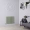 Radiador de Diseño Horizontal Panel Único - Verde Salvia - Revive - Altura 635mm - Disponible en Distintas Medidas