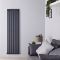 Radiador de Diseño Vertical (Panel Único) 1600mm x 490mm - Antracita - Delta