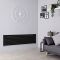 Radiador de Diseño Horizontal (Panel Único) - 472mm x 1600 mm - Negro Mate - Revive