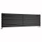 Radiador de Diseño Horizontal (Panel Doble) - 472mm x 1600 mm - Negro Mate - Revive
