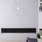 Radiador de Diseño Horizontal (Panel Único) - 236mm x 1600 mm - Negro Mate - Revive