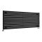 Radiador de Diseño Horizontal (Panel Único) - 590mm x 1600 mm - Negro Mate - Revive