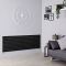 Radiador de Diseño Horizontal (Panel Único) - 590mm x 1600 mm - Negro Mate - Revive