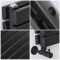 Radiador de Diseño Horizontal (Panel Doble) - 354mm x 1600 mm - Negro Mate - Sloane