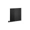 Radiador de Diseño Eléctrico Horizontal - Negro Mate - Disponible en Distintas Medidas y Termostato Wi-Fi - Opción para Conexión a la Red Eléctrica o con Enchufe - Revive - Fabricado por ECOSO de Hudson Reed