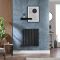 Radiador de Diseño Eléctrico Horizontal - Negro Mate - Disponible en Distintas Medidas y Termostato Wi-Fi - Opción para Conexión a la Red Eléctrica o con Enchufe - Revive - Fabricado por ECOSO de Hudson Reed