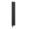 Radiador de Diseño Eléctrico Vertical Negro - Disponible en Distintos Tamaños y Termostato Wi-Fi - con Opción de Enchufe o de Conexión a la Red Eléctrica - Revive Slim - Fabricado por ECOSO de Hudson Reed
