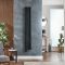 Radiador de Diseño Eléctrico Vertical Negro - Disponible en Distintos Tamaños y Termostato Wi-Fi - con Opción de Enchufe o de Conexión a la Red Eléctrica - Revive Slim - Fabricado por ECOSO de Hudson Reed