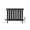 Radiador de Hierro Fundido con Columnas Ovales - Altura de 560mm - Negro - Disponible en Distintas Medidas - Erté