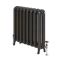 Radiador de Hierro Fundido con Columnas Ovales - Altura de 760mm - Negro - Disponible en Distintas Medidas – Erté