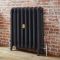 Radiador de Hierro Fundido con Columnas Ovales - Altura de 760mm - Negro - Disponible en Distintas Medidas – Erté