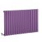 Radiador de Diseño Eléctrico Horizontal - Color Morado (Lush Purple) Altura de 635mm - Disponible en Distintas Medidas, Opción de Termostato y Oculta Cables - Revive