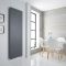 Radiador de Diseño Eléctrico Vertical Antracita - Panel Plano - 1800mm x 600mm (Panel Único) - Rubi - ECOSO de Hudson Reed