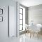 Radiador de Diseño Eléctrico Vertical Blanco - Panel Plano - 1800mm x 400mm (Panel Único) - Rubi - ECOSO de Hudson Reed