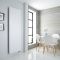 Radiador de Diseño Eléctrico Vertical Blanco - Panel Plano - 1800mm x 600mm (Panel Único) - Rubi - ECOSO de Hudson Reed