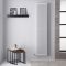 Radiador de Diseño Vertical Doble  - Blanco - 1806mm x 392mm - 925 Vatios - Columnas Cuadradas Neive