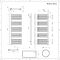 Radiador Toallero de Diseño - 1600mm x 600mm - Blanco - Bosa