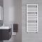 Radiador Toallero de Diseño - 1200mm x 500mm - Blanco - Ponza