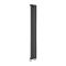 Radiador de Diseño Vertical (Panel Único) 1600mm x 236mm - Negro - Revive