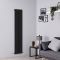Radiador de Diseño Vertical (Panel Único) - 1600mm x 354 mm - Negro Mate - Savy