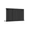 Radiador de Diseño Horizontal (Panel Único) 635mm x 1000mm - Negro - Revive