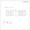 Radiador de Diseño Horizontal (Panel Único) 635mm x 1000mm - Negro - Revive