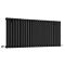 Radiador de Diseño Horizontal (Panel Único) 635mm x 1416mm - Negro - Revive