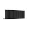 Radiador de Diseño Horizontal (Panel Único) 635mm x 1652mm - Negro - Revive