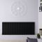 Radiador de Diseño Horizontal (Panel Único) 635mm x 1652mm - Negro - Revive