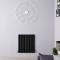 Radiador de Diseño Horizontal (Panel Doble) 635mm x 590mm - Negro - Revive