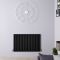 Radiador de Diseño Horizontal (Panel Doble) 635mm x 1000mm - Negro - Revive