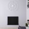 Radiador de Diseño Horizontal (Panel Doble) 635mm x 826mm - Negro - Revive