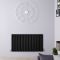 Radiador de Diseño Horizontal (Panel Doble) 635mm x 1180mm - Negro - Revive