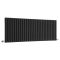 Radiador de Diseño Horizontal (Panel Doble) 635mm x 1652mm - Negro - Revive