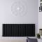 Radiador de Diseño Horizontal (Panel Doble) 635mm x 1652mm - Negro - Revive