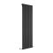 Radiador de Diseño Vertical con Panel Plano - Negro Mate  - 1600mm x 560mm -  1172 Vatios (Panel Único) - Delta